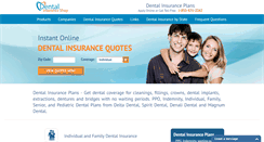 Desktop Screenshot of dentalinsuranceshop.com